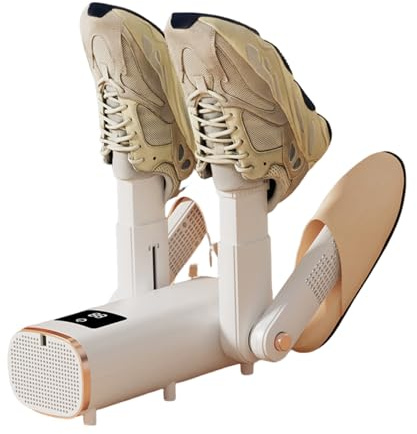 Schuhtrockner, 4 Türen, Geruchsbeseitiger, elektrischer leiser Luftentfeuchter, beheizte Stiefel, für Reisen, Innen, Schuhe, Handschuhe, leidenschaftliche Kleidung, Outdoor, Wandern