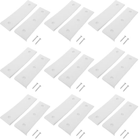 STOBAZA 10pcs Boat Trailer Bunk Board Slide Pads Weather Resistant Low Friction Glide for Dock Steps Deck Use Trailer Foot Plates Stabilize Secure Transport