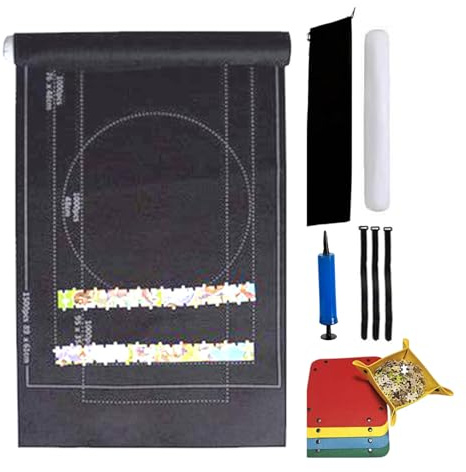 Puzzlematte zum Aufrollen, Sortier-Aufbewahrungspad für Puzzle, rutschfestes Puzzle-Pad | für Zuhause, Wohnzimmer, Küche, Reisen, Camping, Spielzimmer, Schlafzimmer, Kinderzimmer