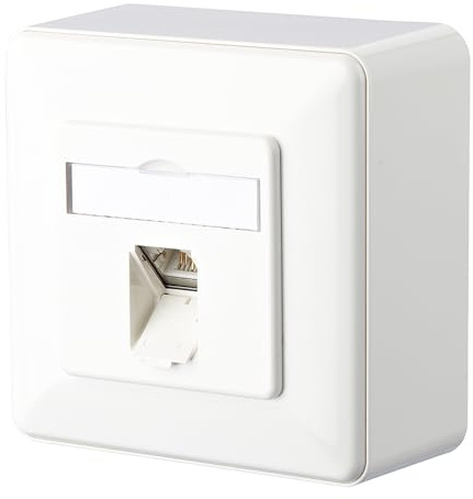 METZ CONNECT BTR E-Dat C6 8(8) AP RW Anschlußdose weiß