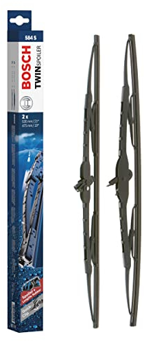Escobilla limpiaparabrisas Bosch Twin Spoiler 584S, Longitud: 530mm/475mm – 1 juego para el parabrisas (frontal)