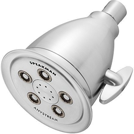 Speakman S-2005-HB-BC Hotel Anystream High Pressure 2.5 GPM Adjustable Shower Head, Brushed Chrome