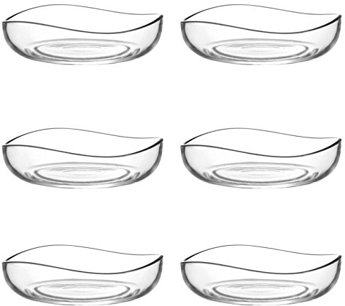LAV 6 Stück Glasschale Dessertschale Vorspeisschale Ø 120 ml