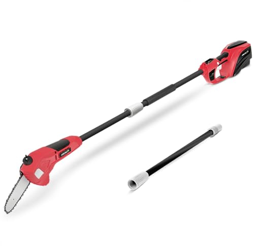 GREENCUT PP400L - Potatore telescopico a batteria da 40V, lama da 170 mm, altezza massima 2,65 m con barra estensibile, batteria e caricabatteria NON INCLUSI