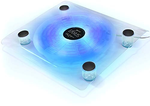 Eaxus® Kühler geeignet für PlayStation 4 - LED Lüfter Ständer Kompatibel mit PS4, PS4 Pro & andere Konsolen