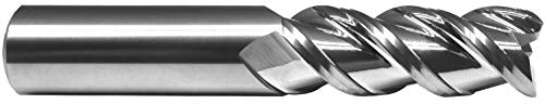 PAULIMOT VHM-Schlichtfräser Ø 12,0 mm 45° für Aluminium, 3-schneidig, poliert