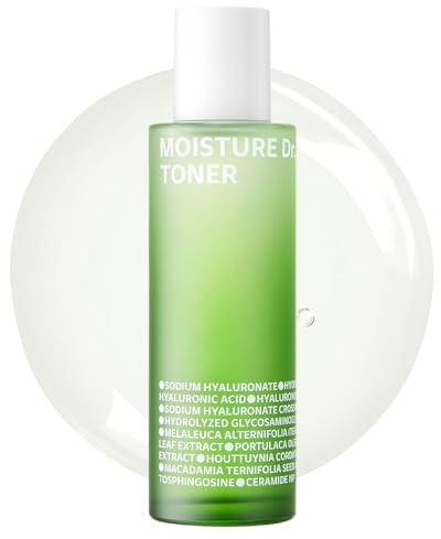 ISOI Moisture Dr. Soothing Toner 130 ml (4,39 fl.oz), leichtes feuchtigkeitsspendendes Gesichtswasser mit Teebaumceramid und Hyaluronsäure, Beruhigend und Stärkung der Hautbarriere