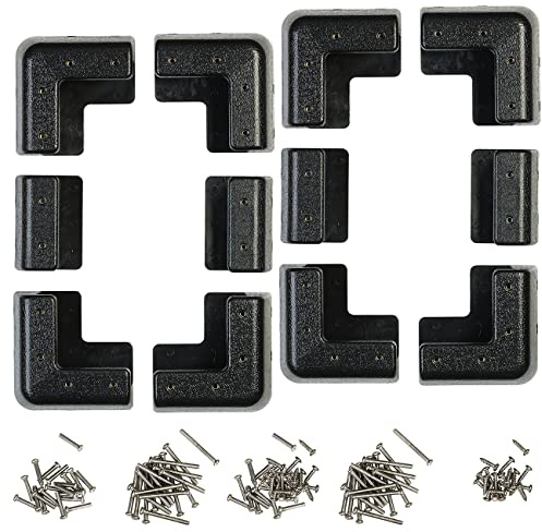 revolt Befestigung Solarpanel: 2 Montage-Sets für Solarpanels mit 18-40 mm Alu-Rahmenstärke,schwarz (Solarpanelhalterungen, Montagehalterung, Kleber)