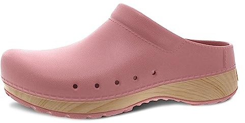 Dansko Kane Slip-On Mule Clog for Women - Lightweight Cushioned Comfort and Removable EVA Footbed with Arch Support - Easy Clean Uppers Kane Rose 8.5-9 M US