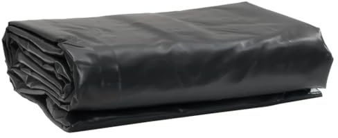 vidaXL Lona, Funda Impermeable para Mueble Leñero Remolque Bicicleta Coche Camión, Cubierta de Techo de Camping, Hoja de Suelo, Negra