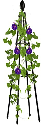Generic Sweet Pea Frame, Trellis For Potted Plants, Steel, Outdoor Garden, Rattan, Multicolor, Climbing Bracket, Garden Accessories