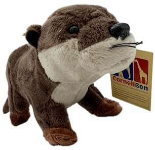 Cornelißen Kuscheltier Otter Marder Wassermarder Länge 29 cm braun 1017075