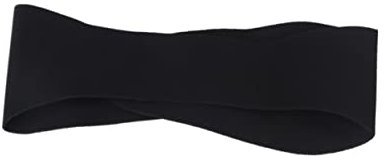 Happyyami Waterproof Swimming Headband for Kids and Adults Black Cloth Ear Protection Band Comfortable Adjustable Swim Headband Suitable for Beach and Surfing Activities