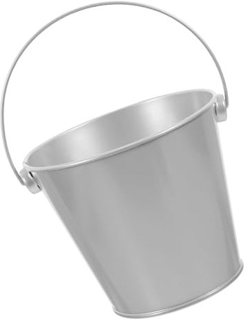 Tofficu Mini Metalleimer Aus Verzinktem Blech Mit Tragbarem Henkel Kompakt Und Robust Für Party-süßigkeiten Dekoration Und Aufbewahrung Langlebig Und Leicht Zu Reinigen Vielseitiger Garten