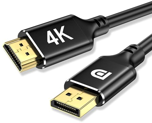 kanmis 4K DisplayPort to HDMI 3 Feet