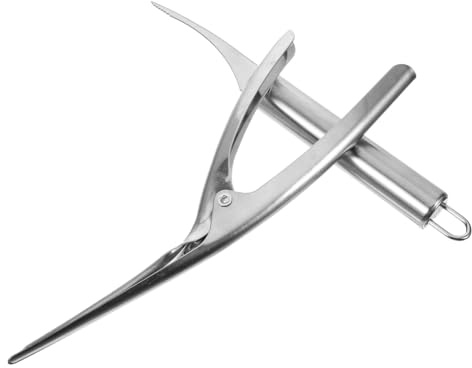 LIGIGWASH Pulisci Gamberi in Acciaio Resistenti Sbuccia Gamberi Ergonomico con Pinza Utensile Cucina per Rimozione Veloce Squame e Gusci