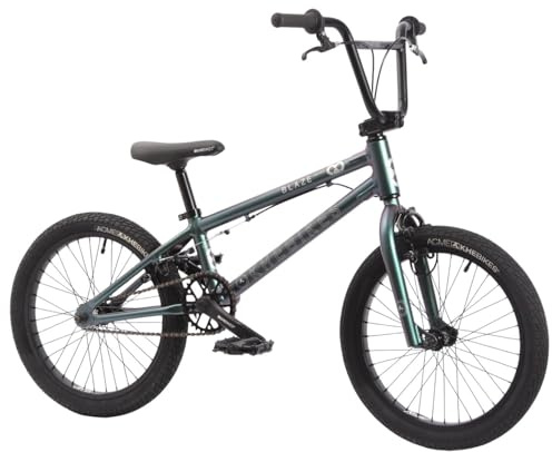 KHE Blaze 18 Zoll BMX Bike 2025 – Aluminiumrahmen – 9,3 kg leicht – Flip-Flop-Lackierung – Affix Rotor – U-Bremsen – Freestyle BMX für Kinder & Jugendliche (125–145 cm)