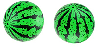 GARIOUANS Palla Gonfiabile da Spiaggia a Forma di Anguria 23 Cm per Bambini, Set da 6 Palloni Giocattolo Colorati per Feste e Divertimento All’aperto