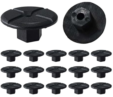 50 piezas tuercas de plástico para coche clips de plástico sin rosca adecuado 2019900050 para Mercedes W201 W124 190d 260e, para pasajes de ruedas, paletas, parachoques y paneles