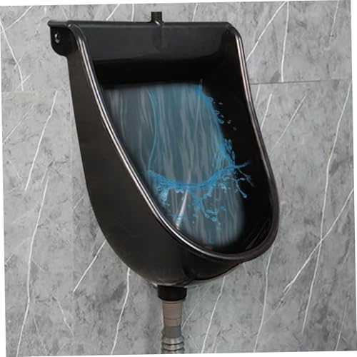 Urinarios para hombres, Urinarios para hombres Urinario sin agua a prueba de derrames Orinal de garaje montado en la pared con manguera de 59 '' Plástico resistente a los rayos UV Inodoro interior y