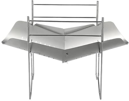 Barbecue de camping pliable et durable, portable en acier inoxydable for jardin extérieur