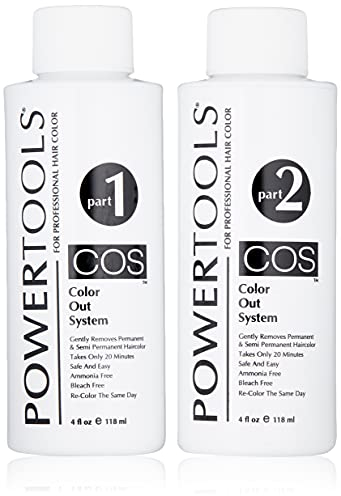 POWERTOOLS - COS, das Original-Color-Out-System I Garantiert authentische Originalformel I Entfernt sicher semi- und permanente Haarfarbe I Ammoniakfrei - 2x 118 ml