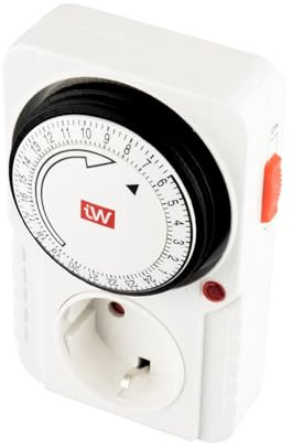 LEDKIA LIGHTING Zeitschaltuhr Analog mit Schuko Steckdose Typ F $