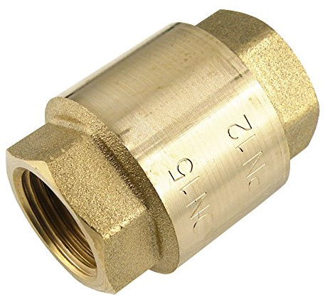 Rückschlagventile für Vakuum Druckluft Wasser, bis 25 bar, Messing (G 1 1/4)