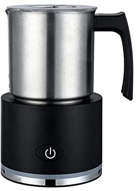 NCRD Milk Frother, Electric Milk Frother & Steamer for Making Latte, Cappuccino, Hot Chocolate, Automatic Cold Hot Milk Frother & Warmer (23.7 oz), Coffee Frother Milk Heater (Color : Black)