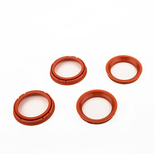LST 4x Zentrierringe Distanzringe für Alufelgen Ø 73,0 mm - Ø 57,1 mm Rot