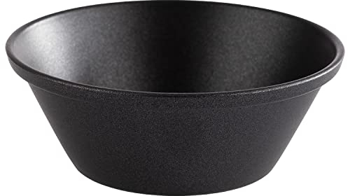 APS 40723 Lot de 6 coupelles à sauce en acier inoxydable Gris/noir Ø 6 cm Hauteur 2,5 cm