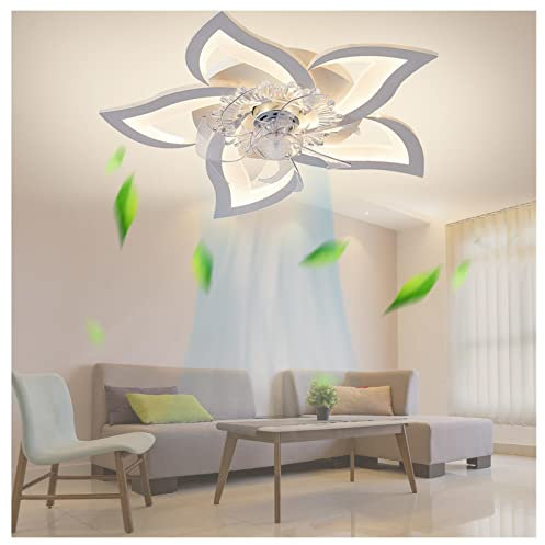 VVLXRIC Universal Remote Control Ceiling Fan Remote Control,6 Speed Fan Light Ceiling with Remote Control Elegant Modern Led Lamp Fan for Bedrooms Living Room Kids Hallway