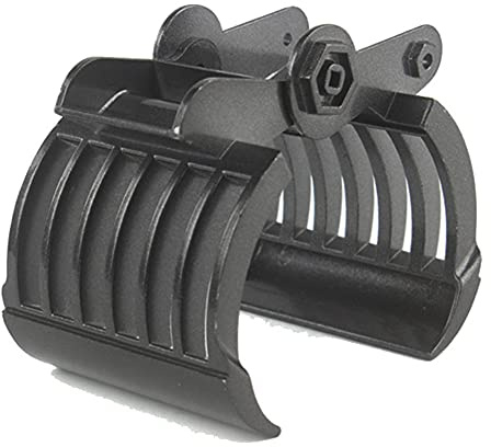 Graootoly Metall 570 Simulation Greifer Pickup Hand für 570 1570 Bagger 1/14 16 Kanal RC Autoteile, schwarz