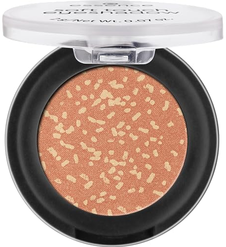 Essence Soft Touch Eyeshadow, ombretto, n. 09, arancione, a lunga durata, con vitamine, risultato immediato, vegano, impermeabile, senza particelle di microplastica, senza nanoparticelle, confezione