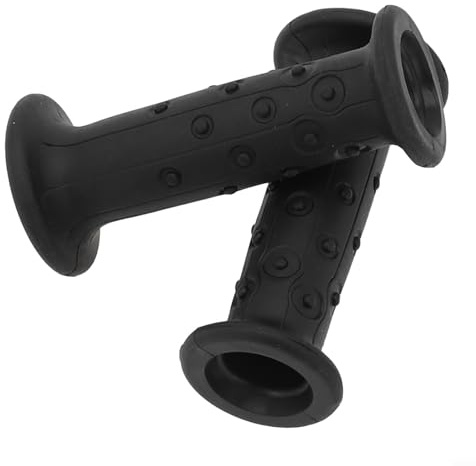 UTTASU Poignées de Guidon en Caoutchouc de qualité supérieure, 18 mm, adaptées pour vélo d'enfant BTWIN 14 16 (G133 Noir pai)