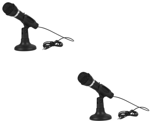 UPKOCH 2stücke USB Kondensatormikrofon Für Computer Einstellbares Aufnahmegerät Für Gesang Konferenzen Und Gaming Stabiles Design Mit Niedrigem Geräuschpegel Für Klare