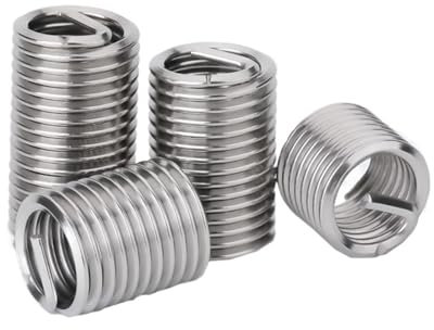Inserts filetés Adaptateurs de filetage Écrou de réduction de manchon ， Taraud à vis d'insertion de filetage en acier inoxydable SUS304 M2 M2.5 M3 M4 M5 M6 M8 M10 M12 M14 M16 Réparation de filetage de