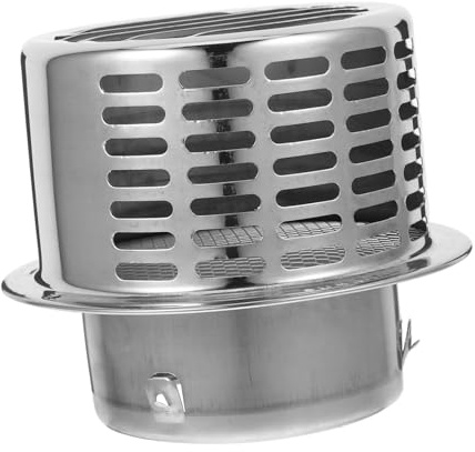 WEKADRIN Weatherproof Round Chimney Cap Rain Cap for Chimneys Stainless Steel Exhaust Vent Cover