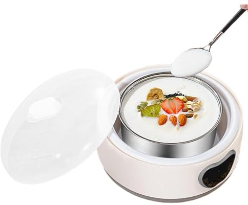 Machine de yogourt électrique, machine à fabricant de yogourt | Maker de yaourt automatique avec contrôle du temps | Appareils à domicile multifonction, accessoires ménagers pour la cuisine