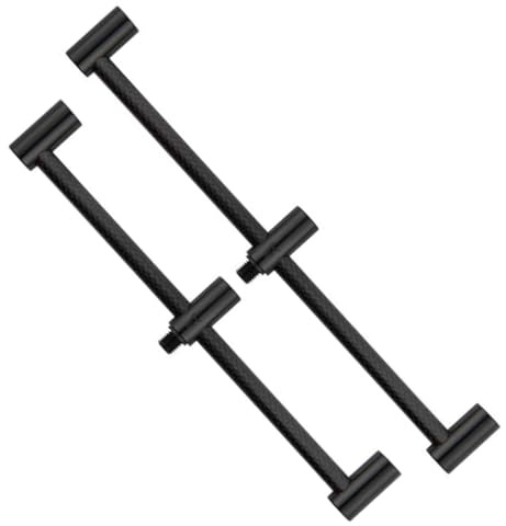 Fox Black Label Carbon 3 Rod Buzz Bars (220-250mm) - Rutenhalter, Rutenhalterung, Rutenablage