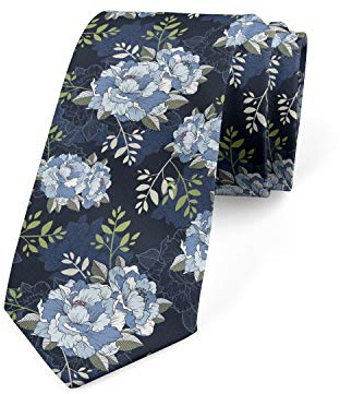 Unedskck Corbata moderna multicolor para hombre, Verde pistacho y azul, Taille unique