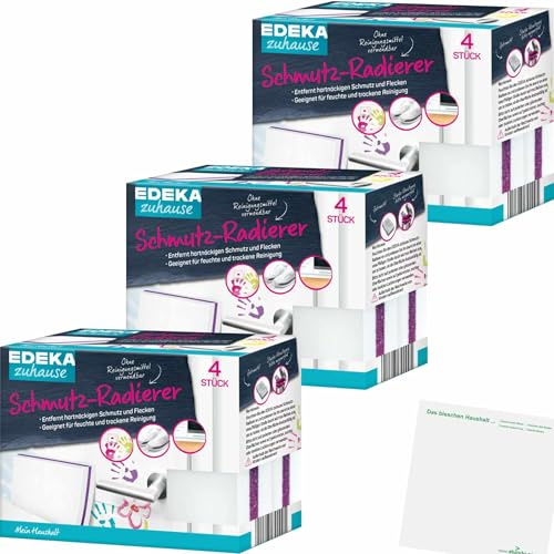 usy Bundle für Edeka Schmutz-Radierer 3er Pack (gesamt 12 Stück) Block