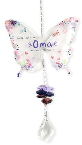 WeddHuis Cristal Atrapasol Regalo para Abuela de Nieto, Mejores Regalos para Abuela, Vas a Ser Abuela Regalo, Cumpleaños de Abuela, Regalos de Pascua (Abuela)