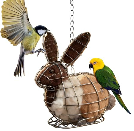 Nistmaterial für Vögel – Winterhaus für Bäume, Nistkästen für den Außenbereich, für Vögel, Spatzen, Rotkorn, Grasgras, Garten, Outdoor, Frühling, Winter, Saison