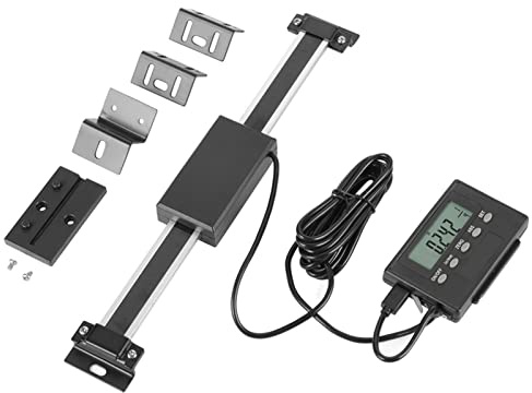 Aramox Kit de Lecture Numérique pour Fraiseuses, Conception en Alliage d'aluminium, Lecture de Haute Précision 0-150 Mm pour Tours et Travail du Bois