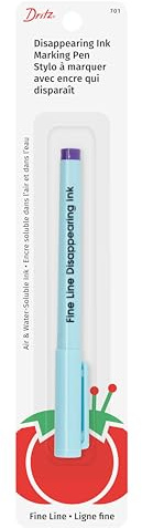 Dritz 701 The Fine Line Marking Pen, Air Erasable, Purple