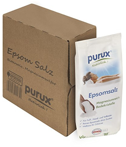 Bittersalz, Magnesiumsulfat, Epsom Salz Badesalz 2,5kg nachhaltig verpackt