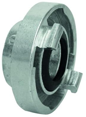 T.I.P. C 52-Storz-Kupplung 1,5 Zoll IG - Festkupplung mit Nitrildichtung | Aluminium-Schlauchkupplung fuer Saug- und Druckeinsatz, 45,48 mm Innengewinde, ideal fuer Pumpen, Rohre und Behaelter