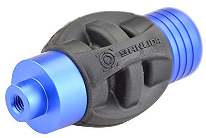 MILAEM Compound Bogen Visier Stabilisator Stoßdämpfer Zielbereich Dämpfer Bogenschießen Jagd (Blau)
