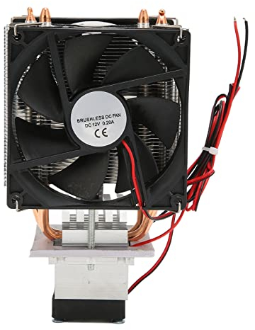 Septpenta 12 V 10 A Peltier Kühler Kit, 2 Röhren Halbleiterkühlung, Geräuscharm, Zur Herstellung Kleiner Kühlschränke, Mini Klimaanlagen Oder Haustier Kühleinheiten